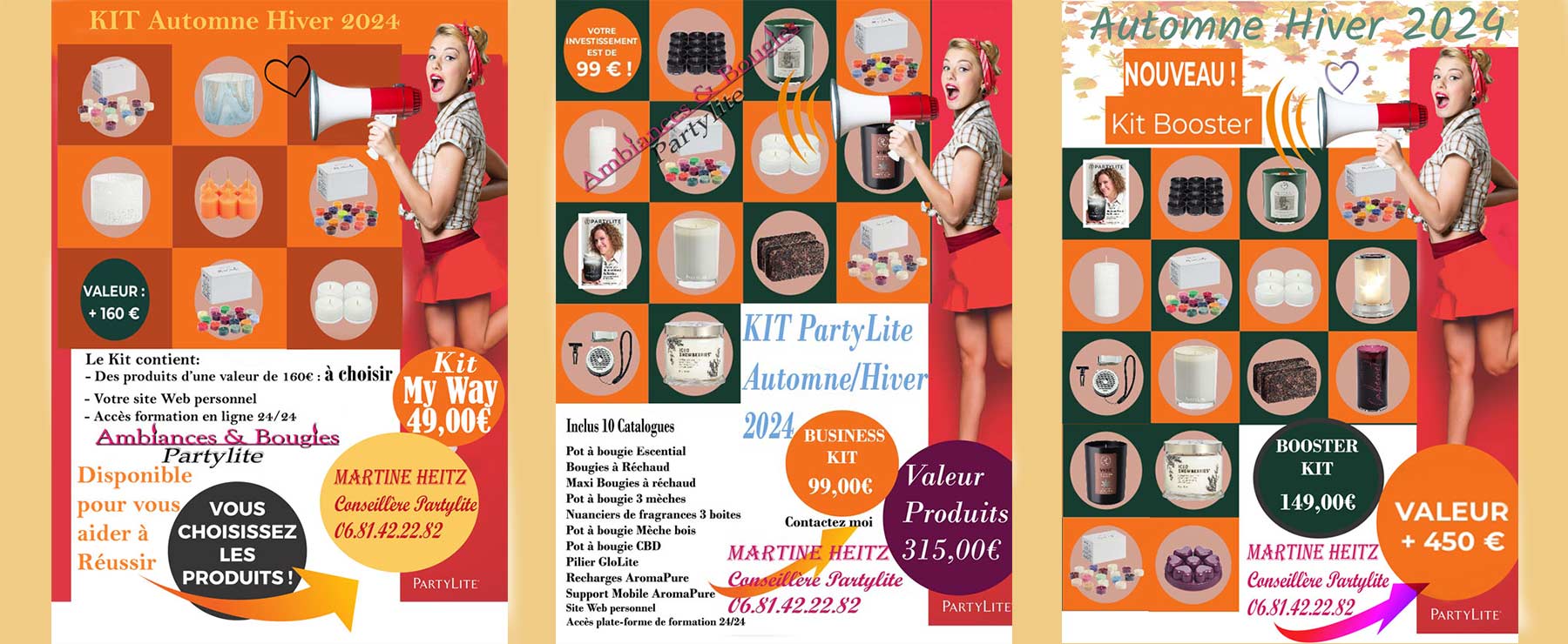 Kit Partylite Automne 2024