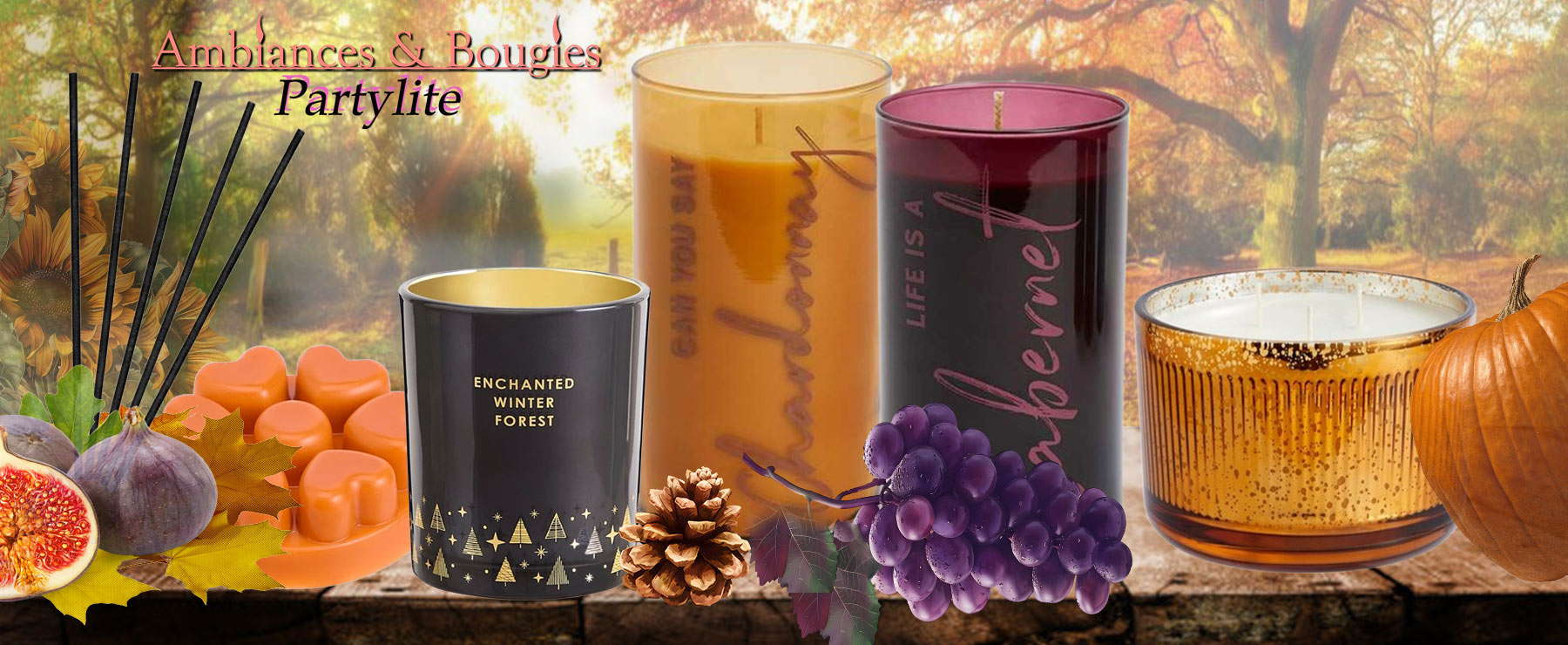 Offre Partylite bougies parfumées